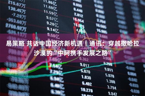 易策略 共话中国经济新机遇｜通讯：穿越撒哈拉沙漠的“中阿携手发展之路”